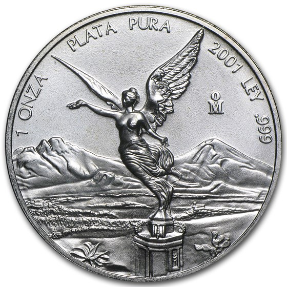 2001 Mexico 1 oz Silver Libertad BU 2001 Mexico 1 oz Silver Libertad BU